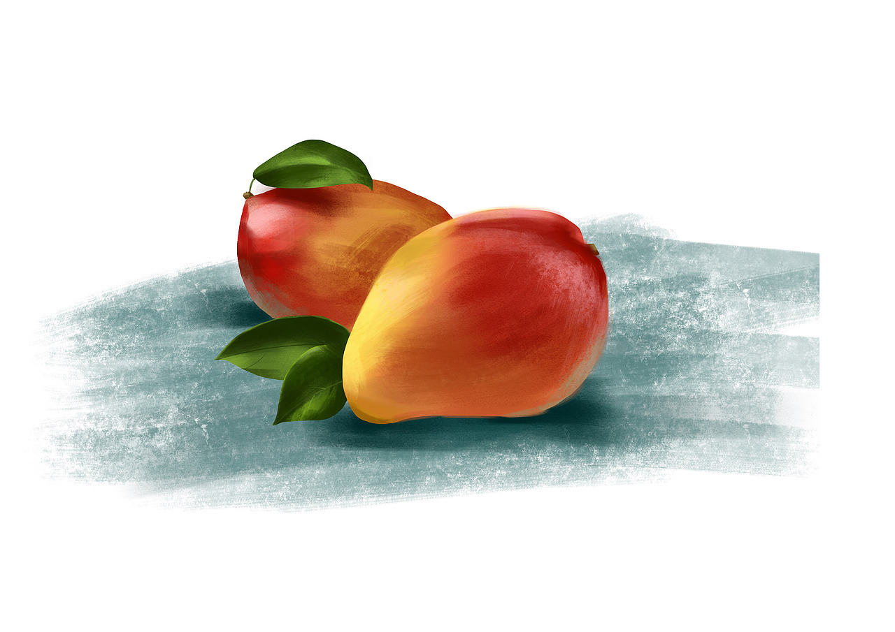 CG数码绘画写实色彩静物