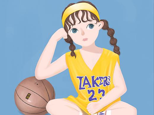 可爱小女孩插画头像