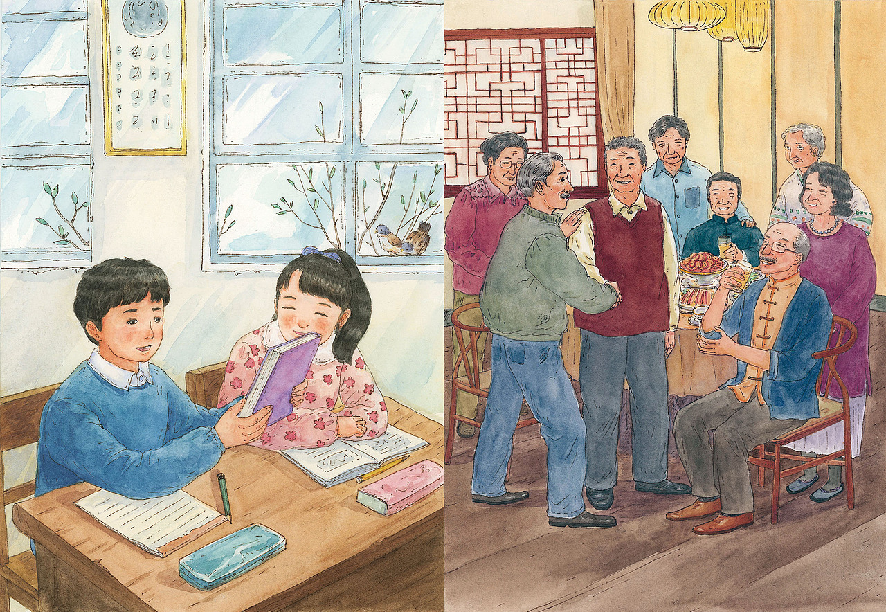 《冰城往事》（图ZMjM5ODAyODE2） - 儿童插画 - 站酷设计师晓茑原创素材 - 站酷ZCOOL