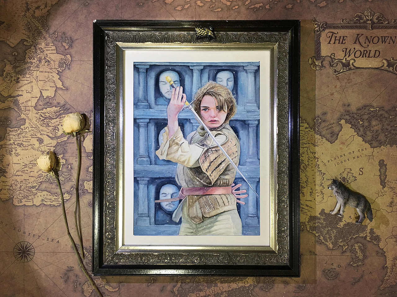 我为《权力的游戏》画插画（图ZODUxMTI4MzI=） - 绘画 - 站酷设计师oliviashaw原创素材 - 站酷ZCOOL