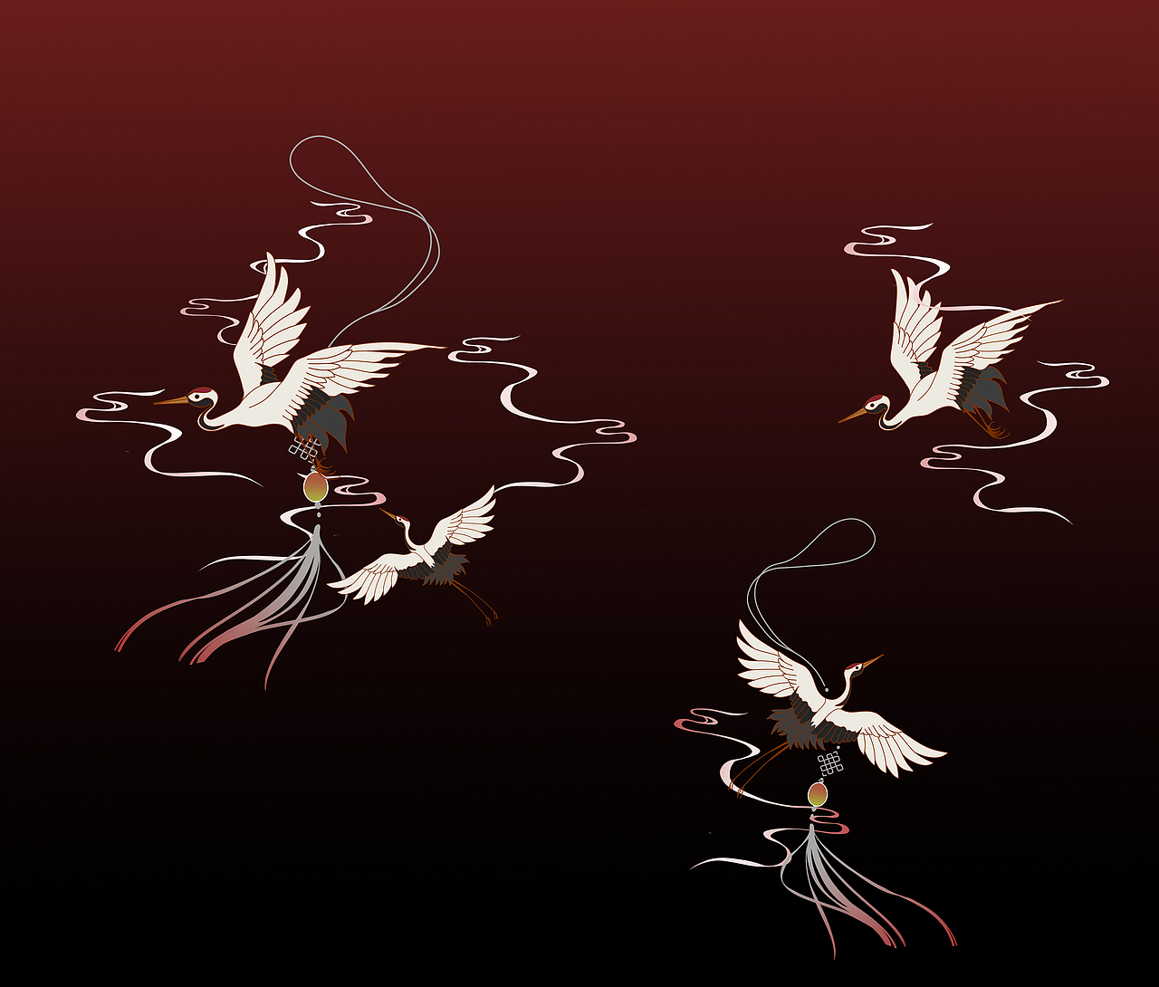 汉服设计之【斗篷】——鹤归