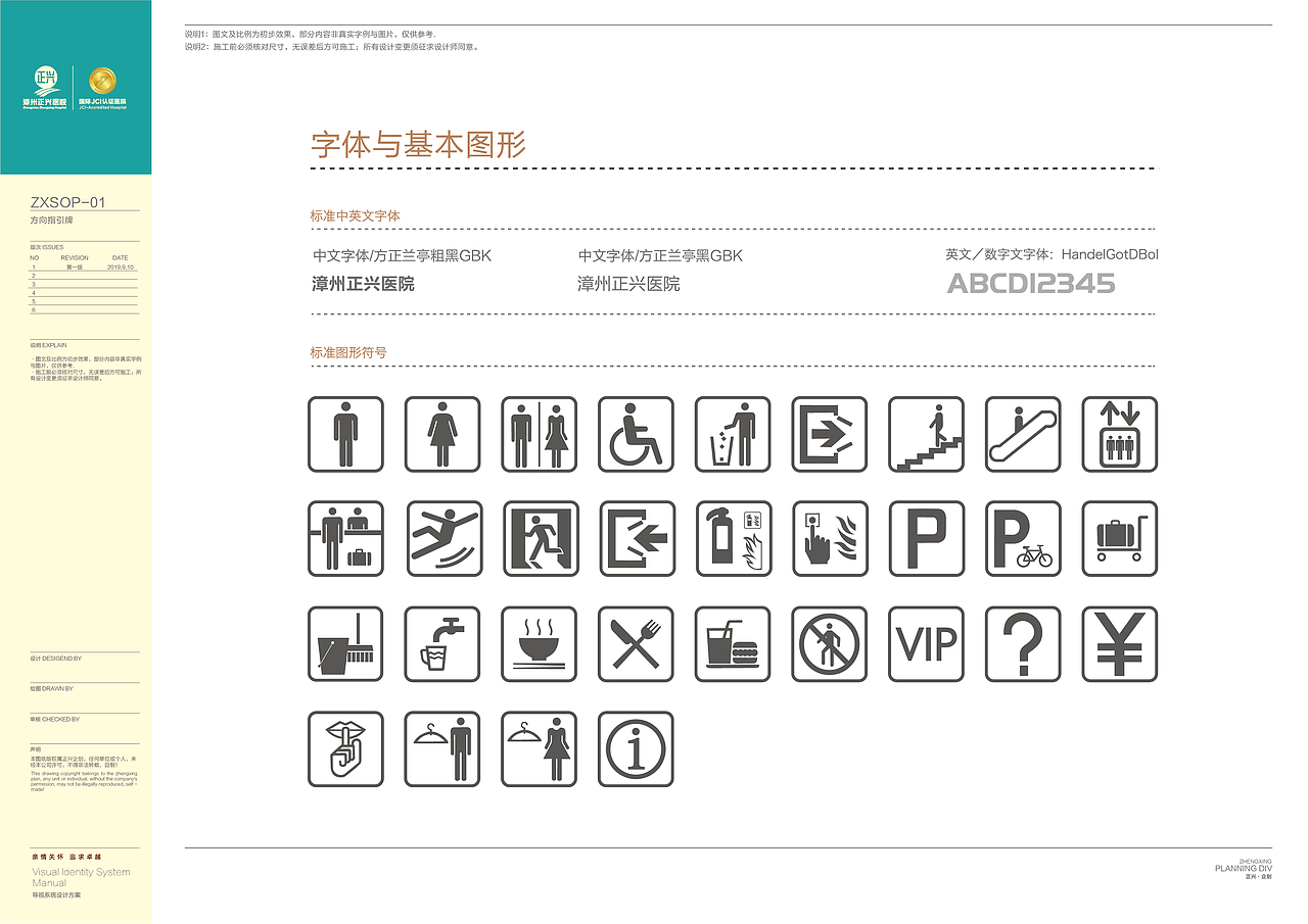 医院导视标识设计