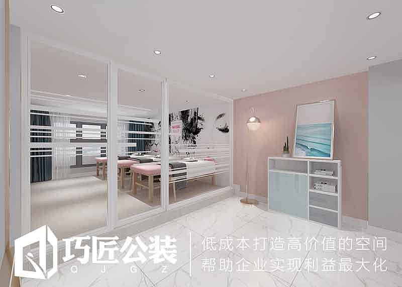 網(wǎng)紅美容院美甲店鋪裝修設(shè)計(jì)效果圖昆明裝修公司（圖ZMTMwNTE0MTQ4） - 家裝設(shè)計(jì) - 站酷設(shè)計(jì)師生活如此簡(jiǎn)單1原創(chuàng)素材 - 站酷ZCOOL