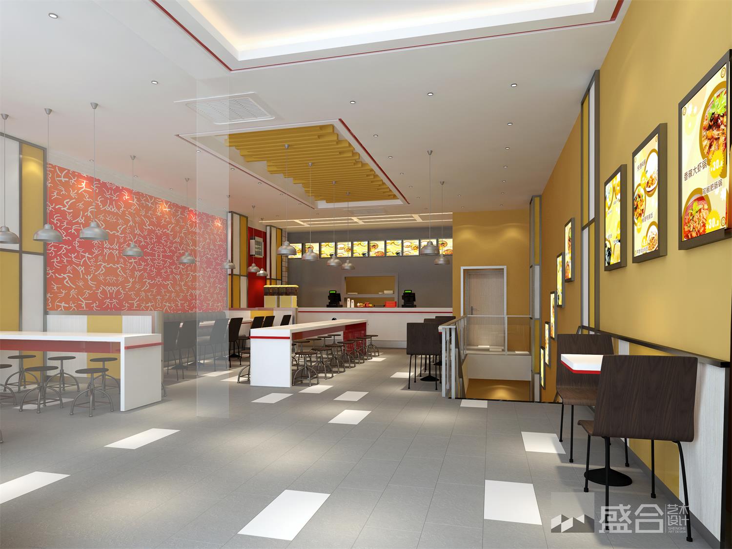 【工装】【餐厅设计】重庆一心一客连锁餐饮店