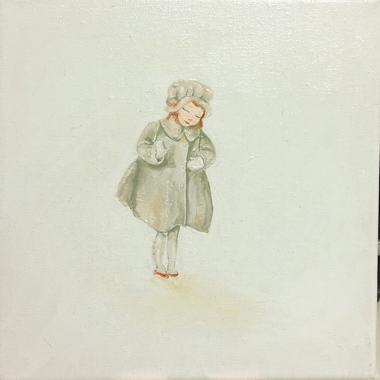 油画小作品,人物