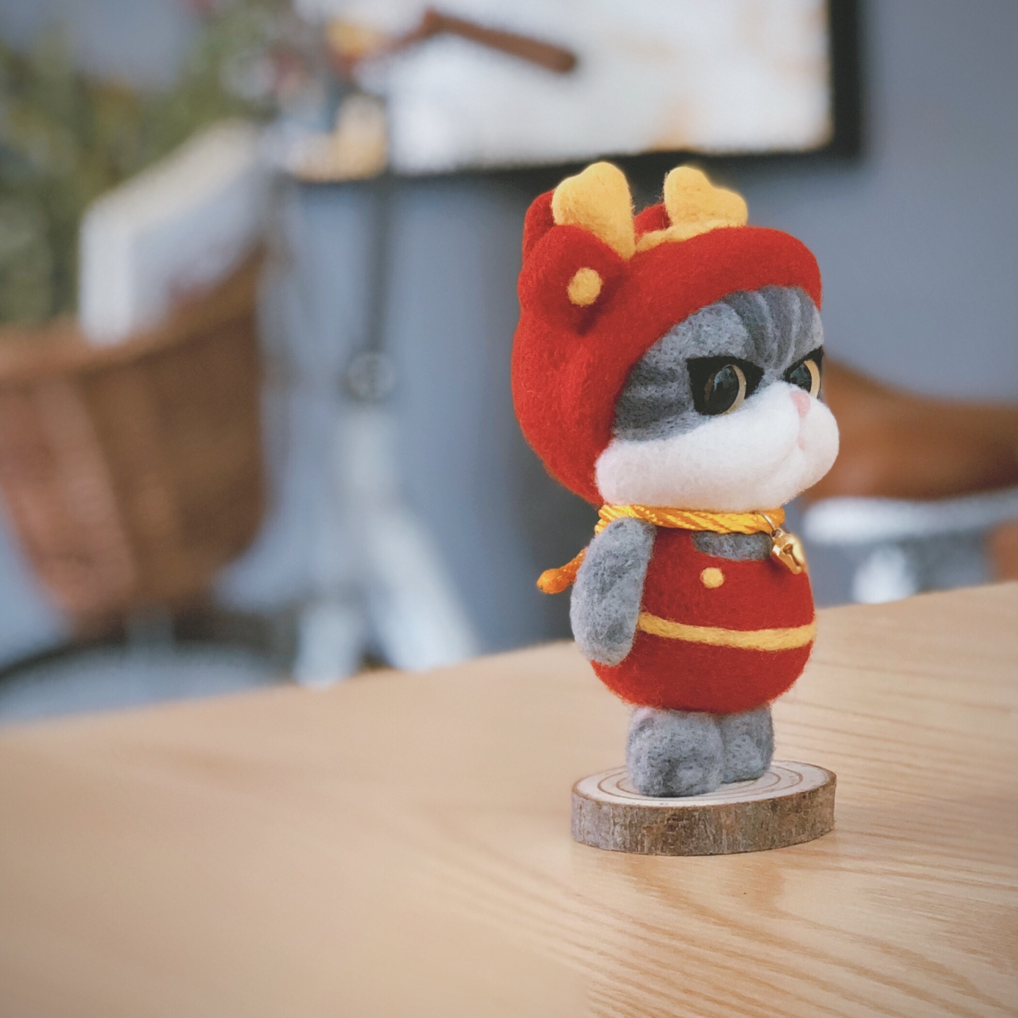 原创品牌 猫将 cat master 羊毛毡公仔|手工艺|手办/模玩|猫将 - 原创