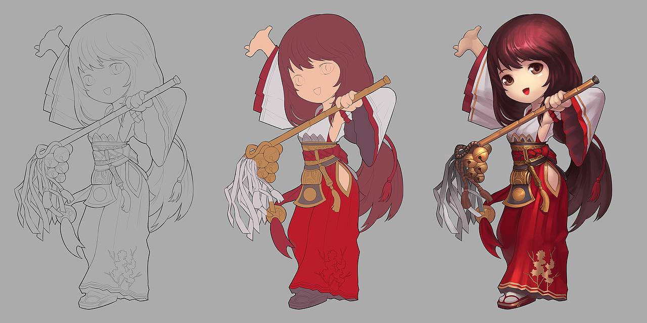 原画练习(大部分临摹)