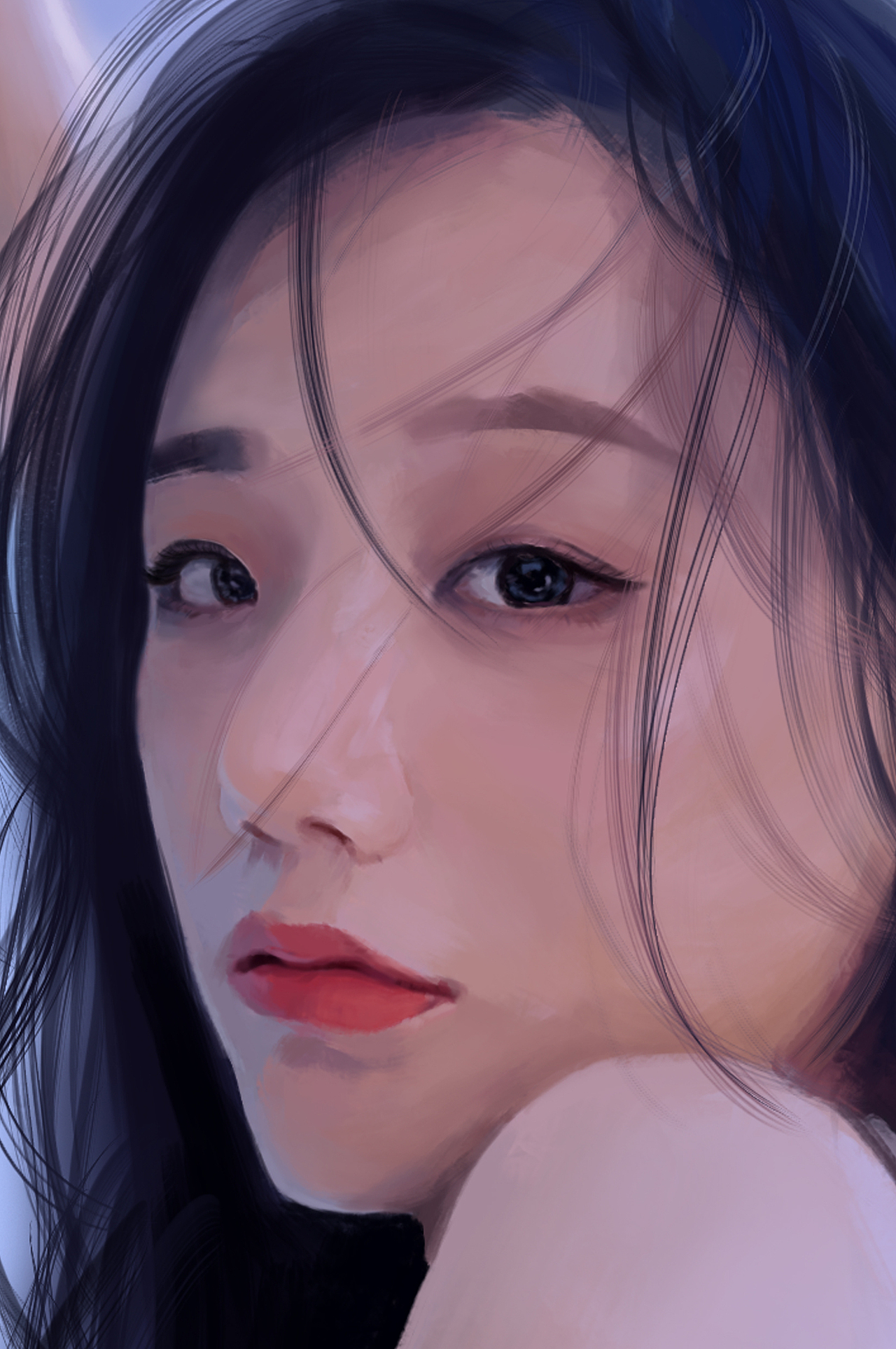 厚涂照片，画我的朋友系列。（图ZMjQ4OTA4ODQ0） - 创作习作 - 站酷设计师爱画画的圆圆原创素材 - 站酷ZCOOL