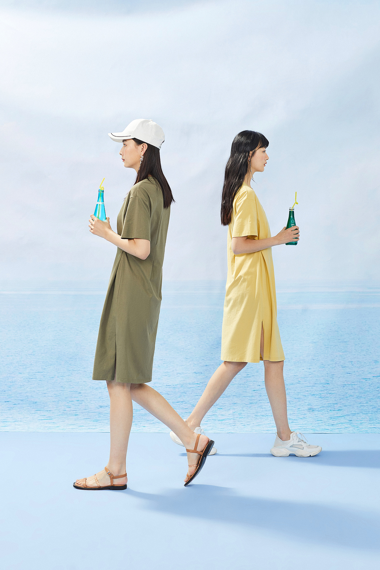 太平鸟女装夏季拍摄