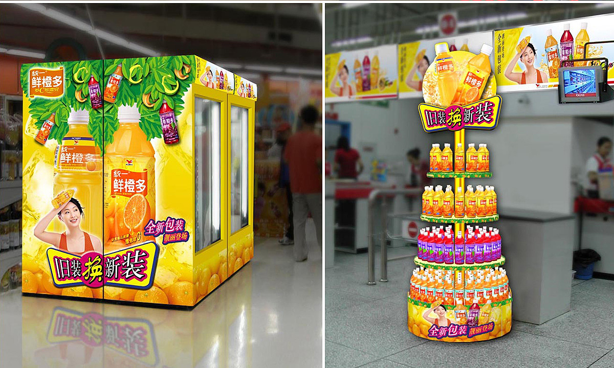 陈列——统一—饮品