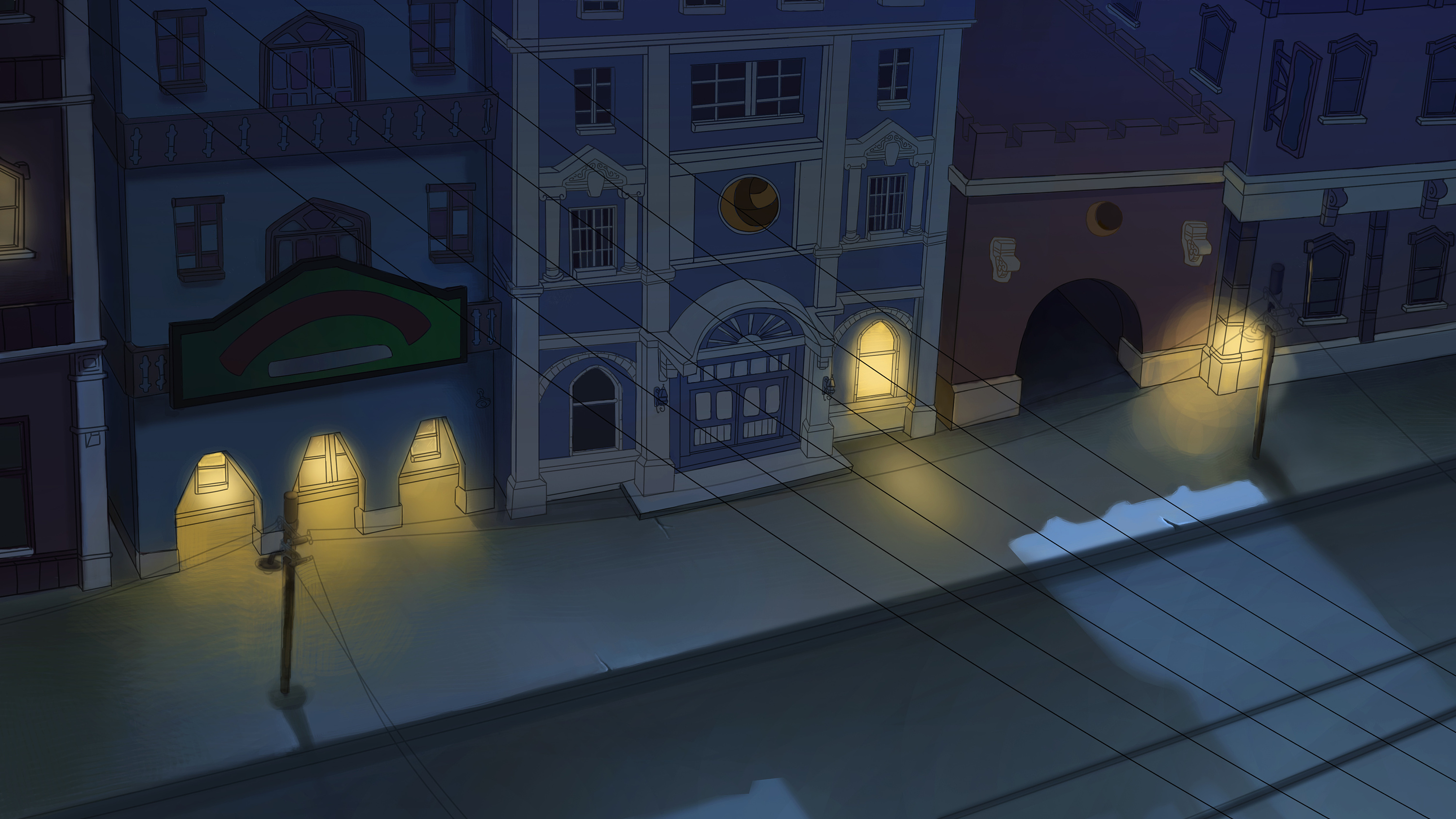 动画场景绘制|动漫|动画片|rk设计 - 原创作品 - 站酷 (zcool)