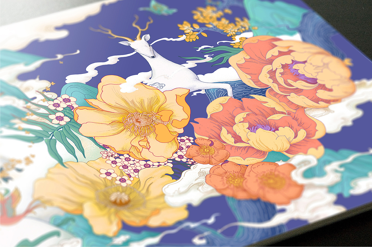 INKSIGHT x 觅白 | 鹿寻一叶好白茶（图ZMjM5NzQ4ODU2） - 品牌 - 站酷设计师墨造品牌原创素材 - 站酷ZCOOL