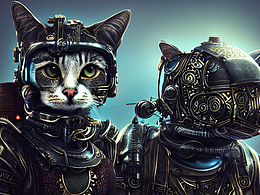 #AI创作实验室#喵喵战士