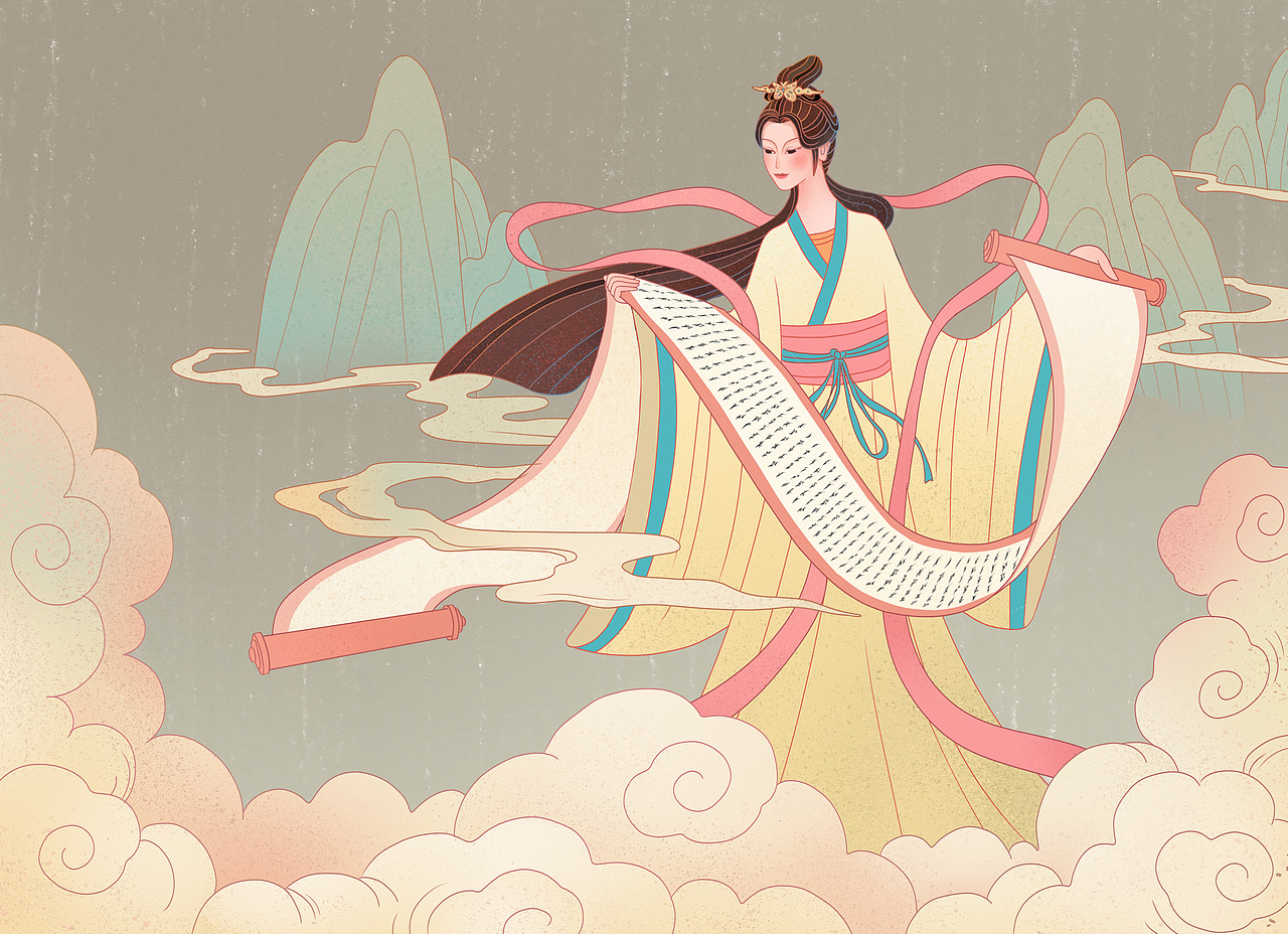 女 书 传 说 / 25P（图ZMjU4ODgzNzA4） - 绘本 - 站酷设计师桂定GD原创素材 - 站酷ZCOOL