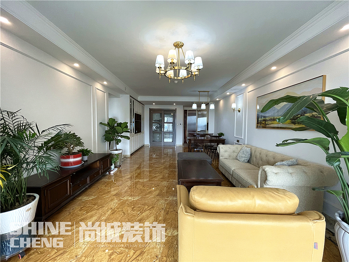 泰安碧桂园小区130㎡美式风格装饰设计实景案例（图ZMjY4Nzk5MjU2） - 家装设计 - 站酷设计师泰安尚城装饰原创素材 - 站酷ZCOOL