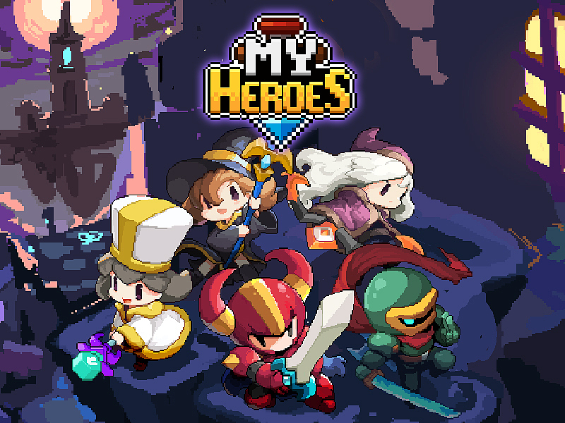R2Games项目作品-《My Heroes》像素风格（2018-2019）（图ZMTQ2MDIzMTA0） - 游戏UI - 站酷设计师S_Leaf原创素材 - 站酷ZCOOL