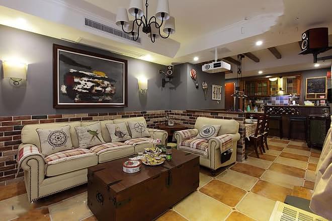 成都百纳装饰整装 116平米美式乡村风格（图ZNjU3MzA4ODQ=） - 家装设计 - 站酷设计师四川百纳家居装饰原创素材 - 站酷ZCOOL