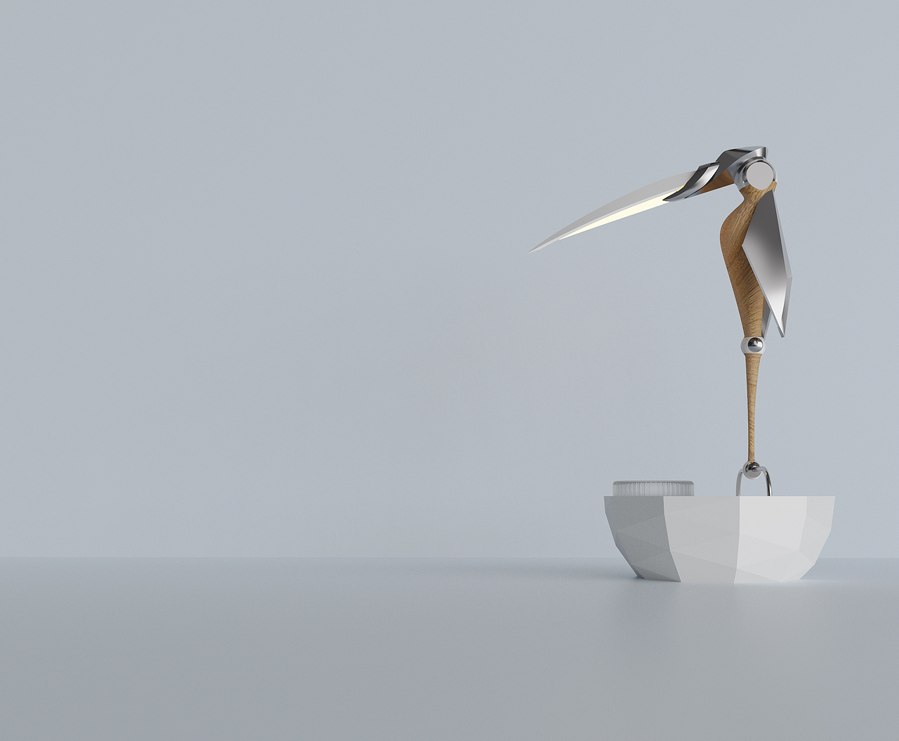 仿生设计——啄木鸟灯（图ZMjM1NjU1NjUy） - 生活用品 - 站酷设计师TediousOddity原创素材 - 站酷ZCOOL