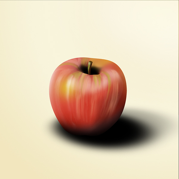 最近想吃苹果，没钱，画一个吧！！（鼠绘）（图ZMzUyMjQzOTI=） - 创作习作 - 站酷设计师vale原创素材 - 站酷ZCOOL