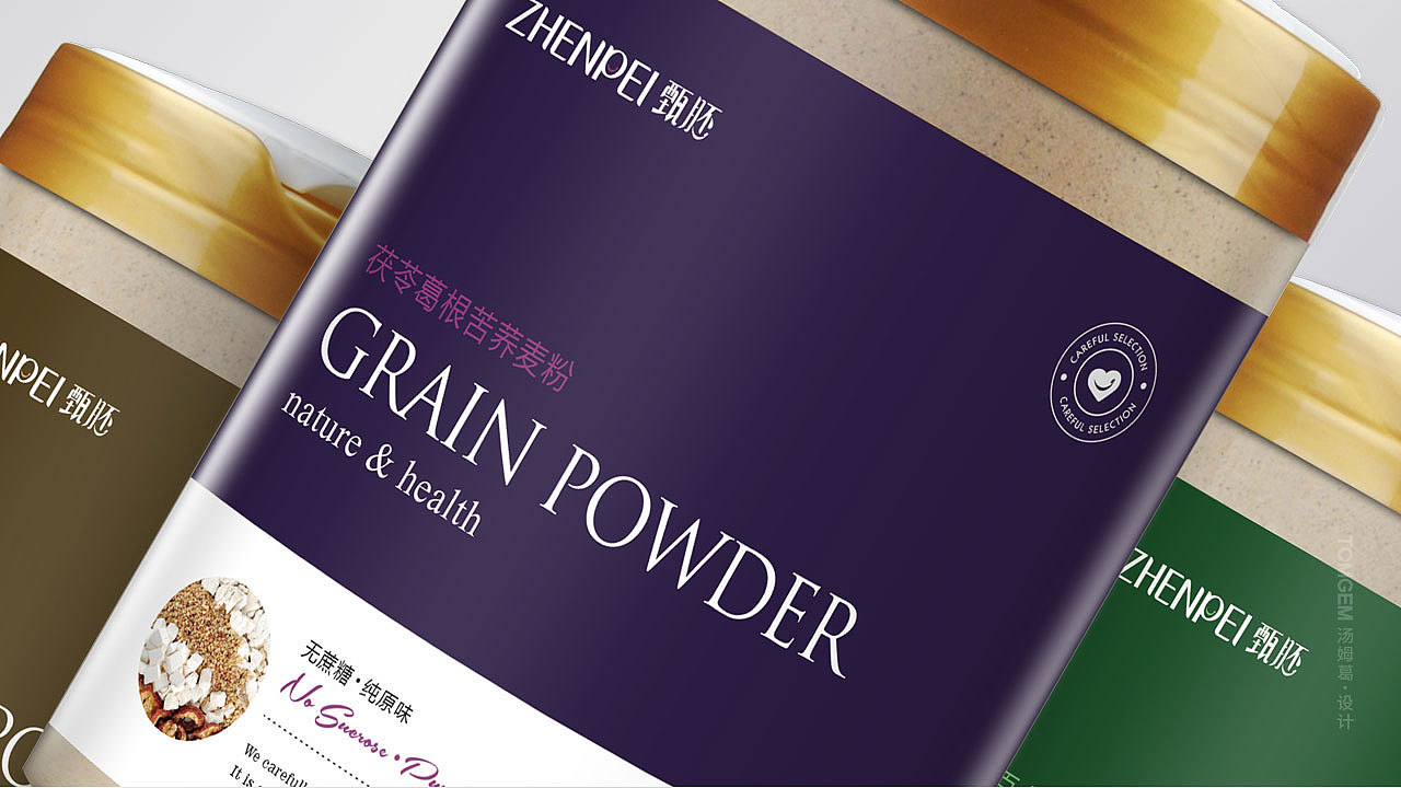 五谷粉包装设计/代餐粉/食品包装设计--汤姆葛品牌设计