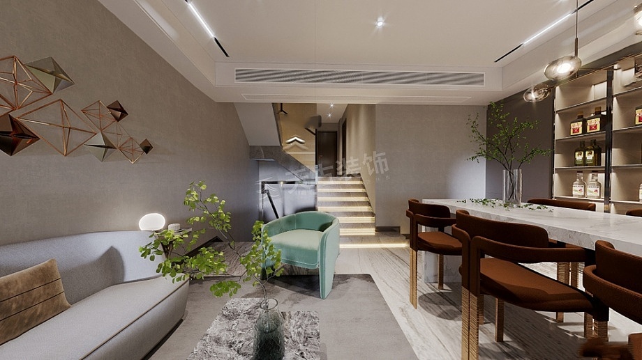 庆隆高尔夫钻石岛联排装修,天古装饰21周年庆预定会