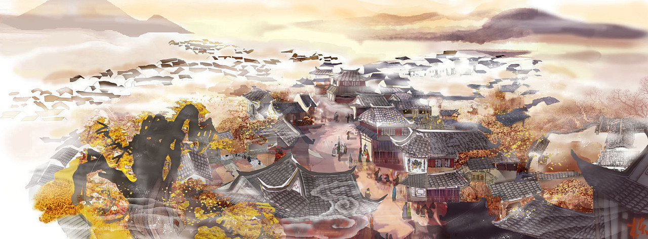 聊斋志异的概念设计|插画|概念设定|chaosdon - 原创作品 - 站酷