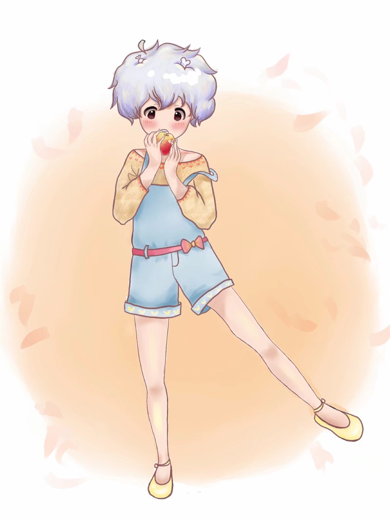 板绘比熊犬拟人