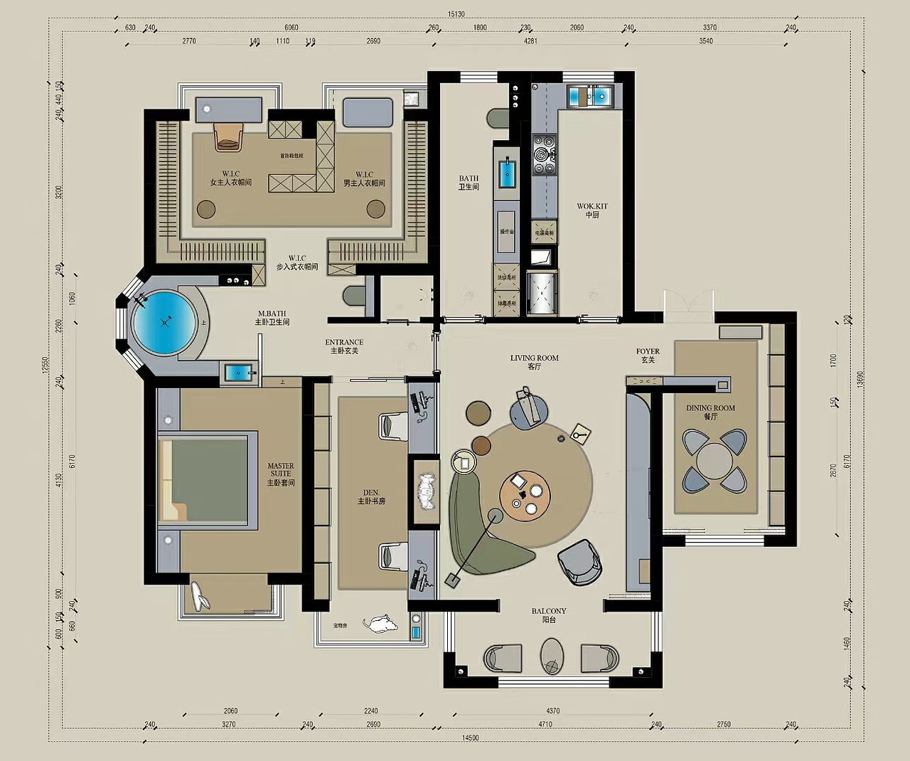 平面方案,彩平图需要做的可以找我哦|空间|家装设计|z94392509_原创