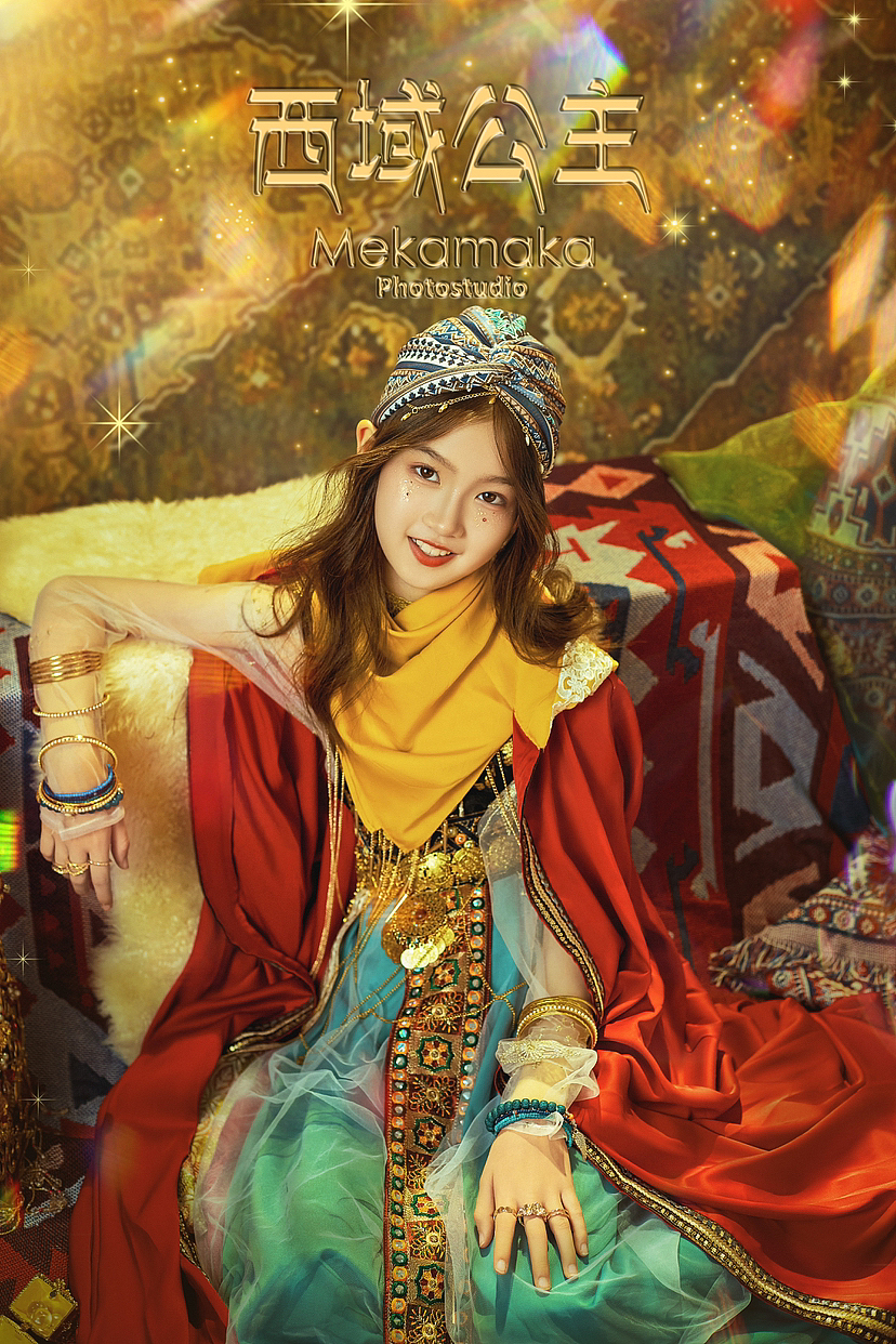 西域公主（大童）（图ZMzYxNDk2OTg4） - 人像摄影 - 站酷设计师轻潮派儿童摄影原创素材 - 站酷ZCOOL