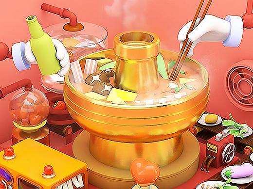 百度糯米《热辣感恩火锅节》《逛吃过大年》运营专题