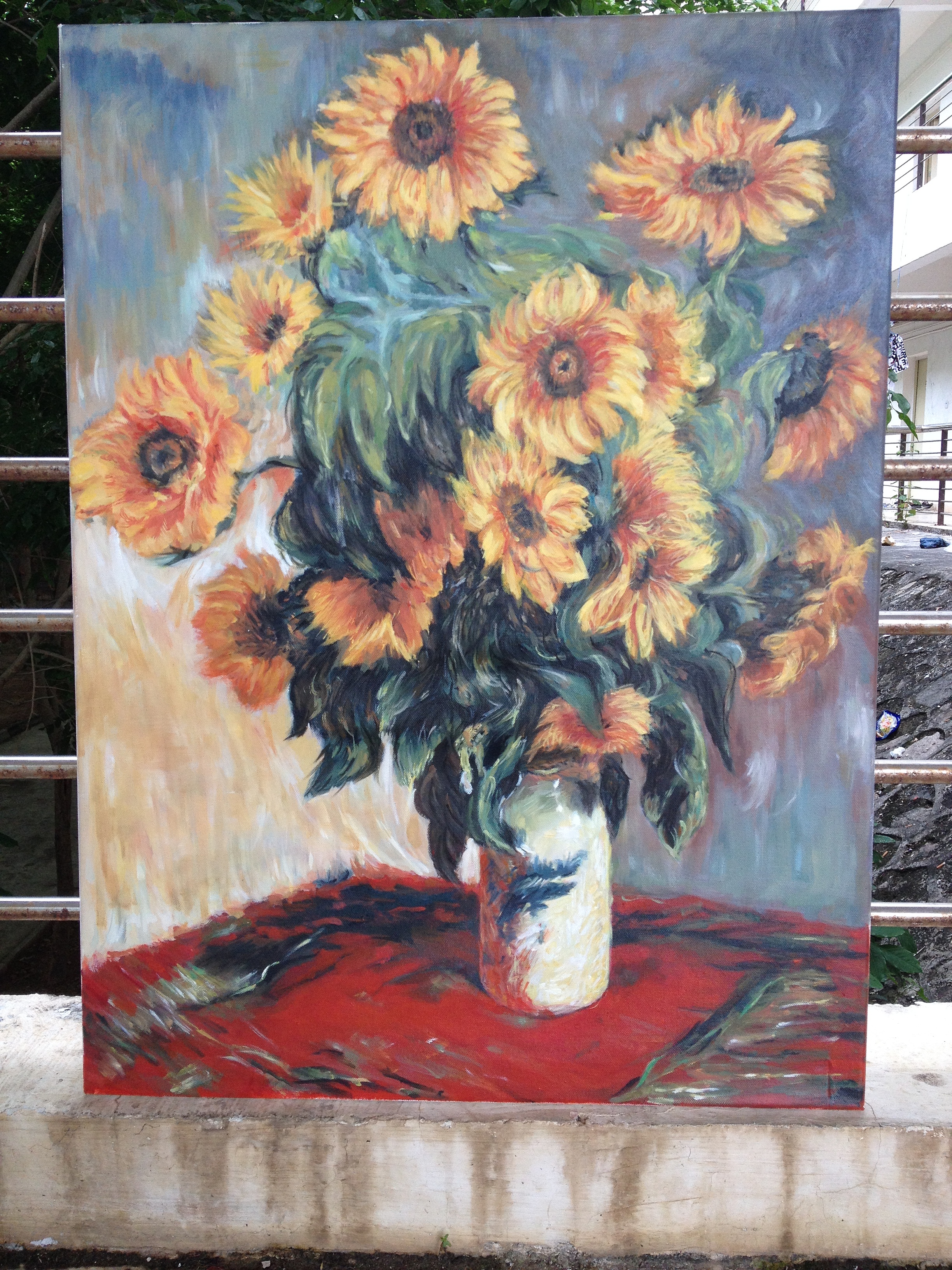 手绘油画,水粉作品集