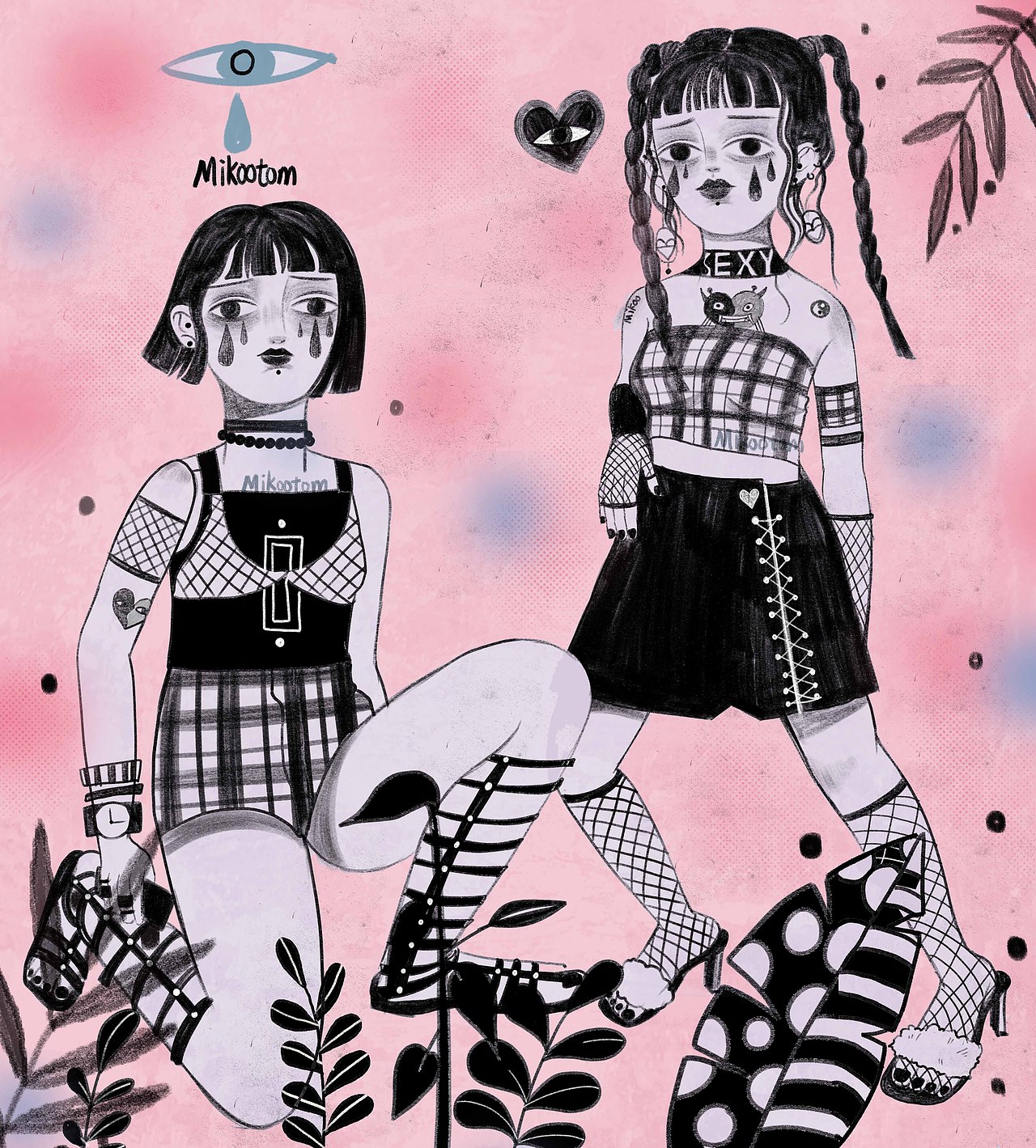 七月悲伤酷女孩（图ZODc5MjQxMzY=） - 创作习作 - 站酷设计师MIKOOTOM原创素材 - 站酷ZCOOL