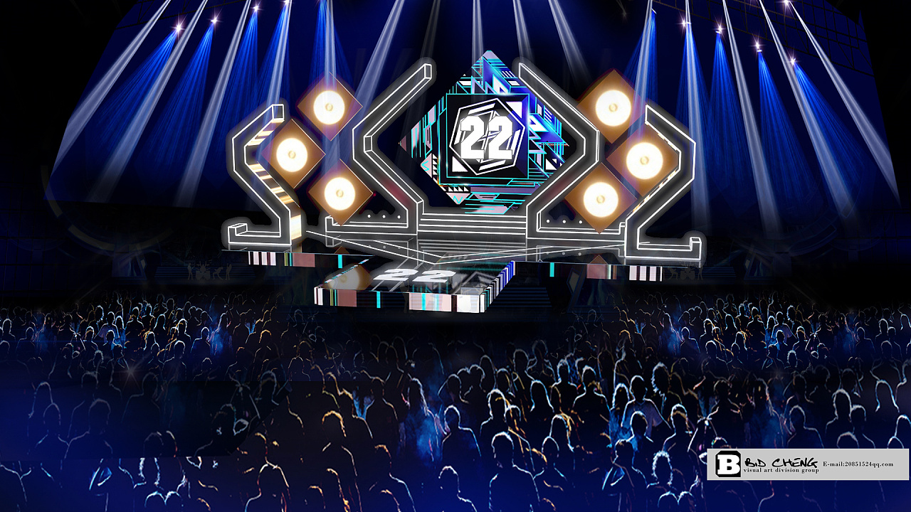 王子异22岁生日会-舞台设计