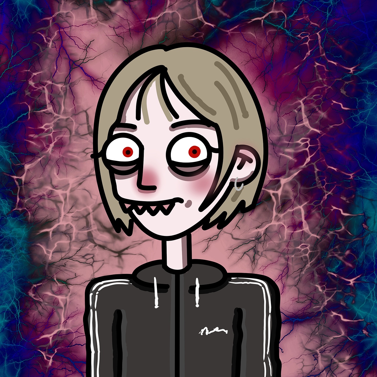 《红眼病百人斩斩斩》（图ZMjcxOTE1MjA0） - 艺术插画 - 站酷设计师毛毛毛毛密密麻麻原创素材 - 站酷ZCOOL