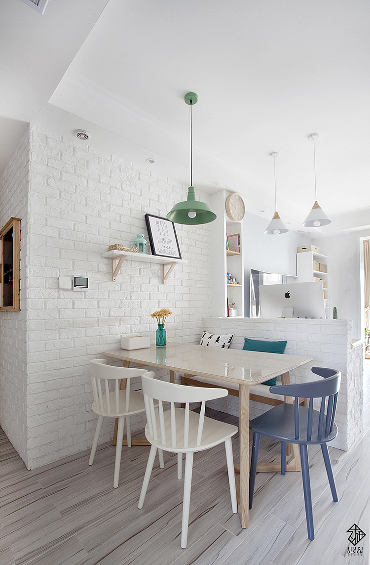 【久栖设计】郑州民安北郡丨北欧风格设计丨春夏正当时（图ZMTAyMDExMzQ0） - 家装设计 - 站酷设计师久栖设计原创素材 - 站酷ZCOOL