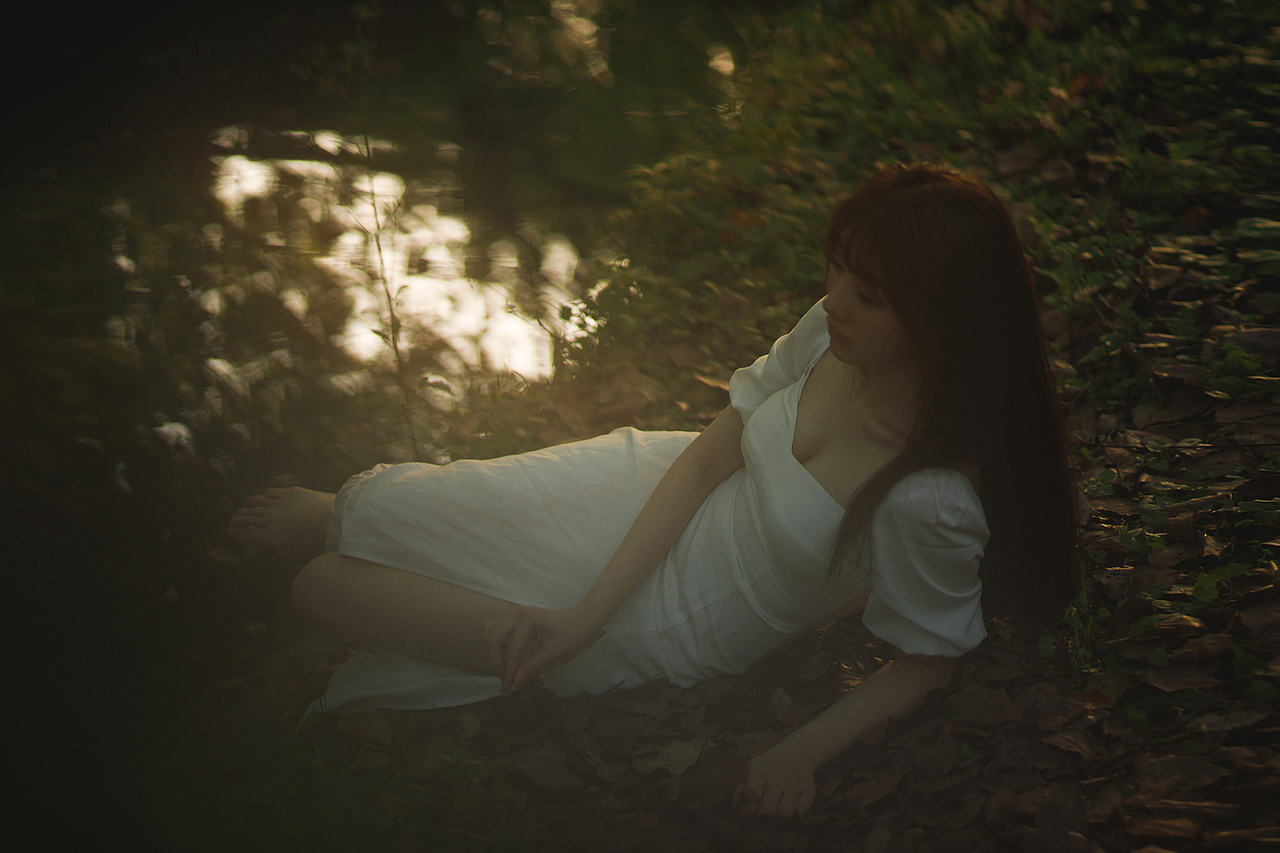 写真「少女的心事」