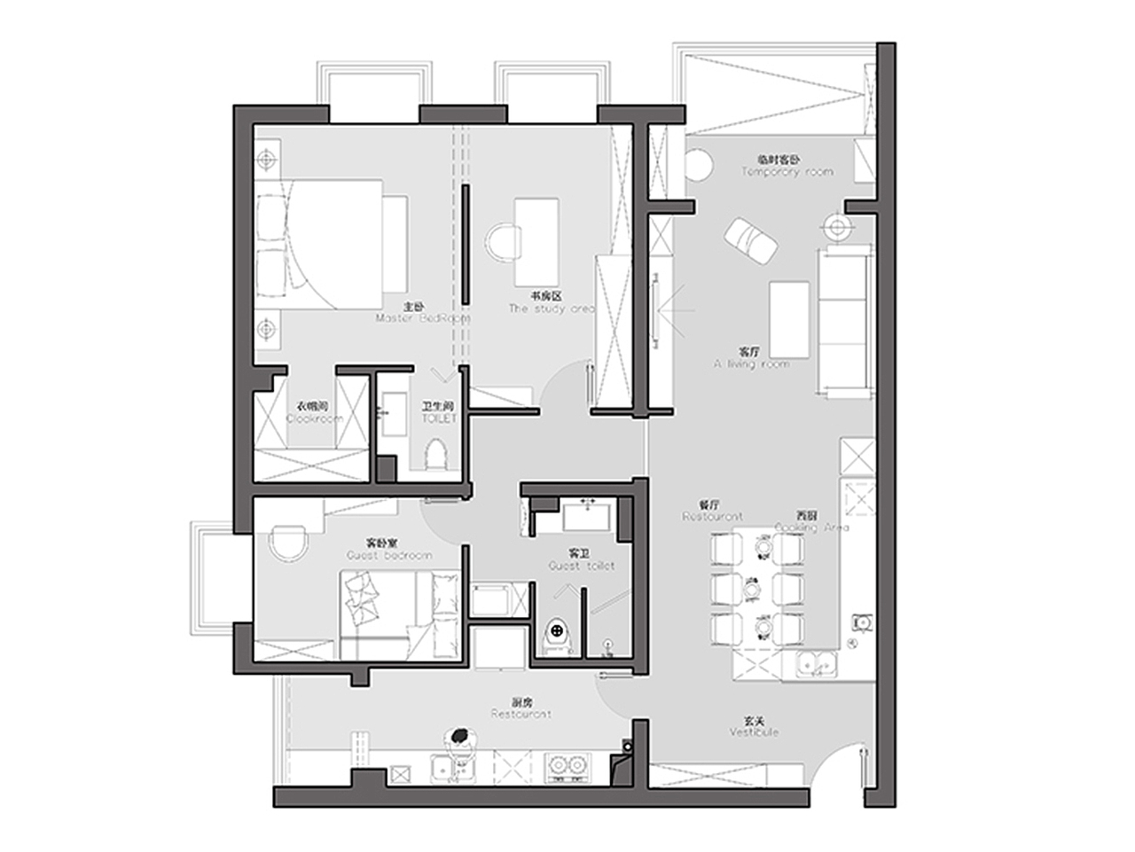 平面方案图: br>1.