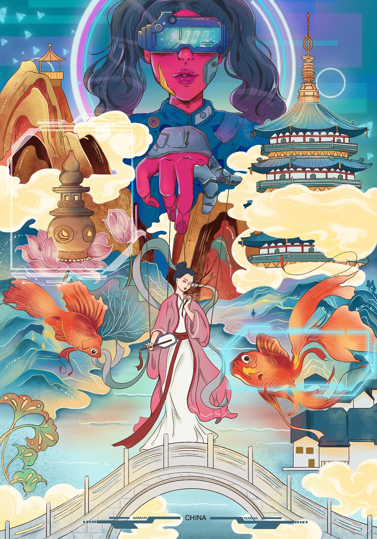 国风赛博朋克