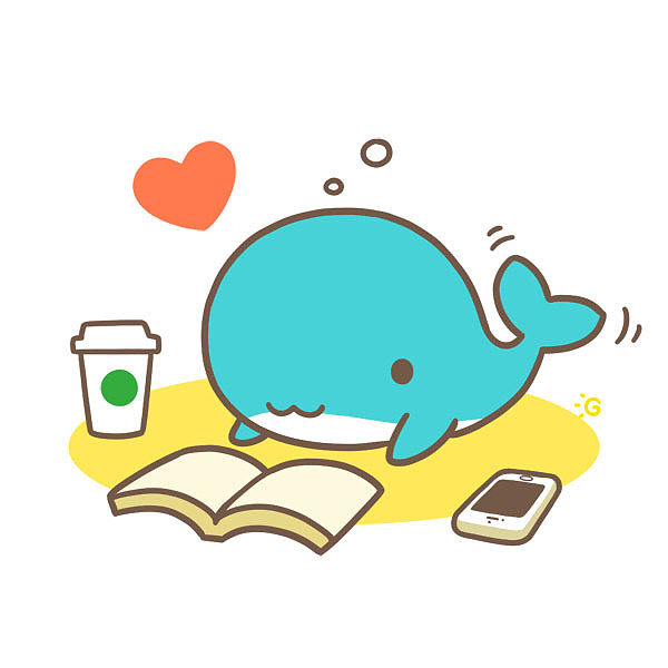 夏日鲸鱼表情包