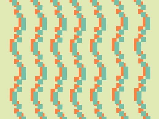 鲁锦纹样提取设计