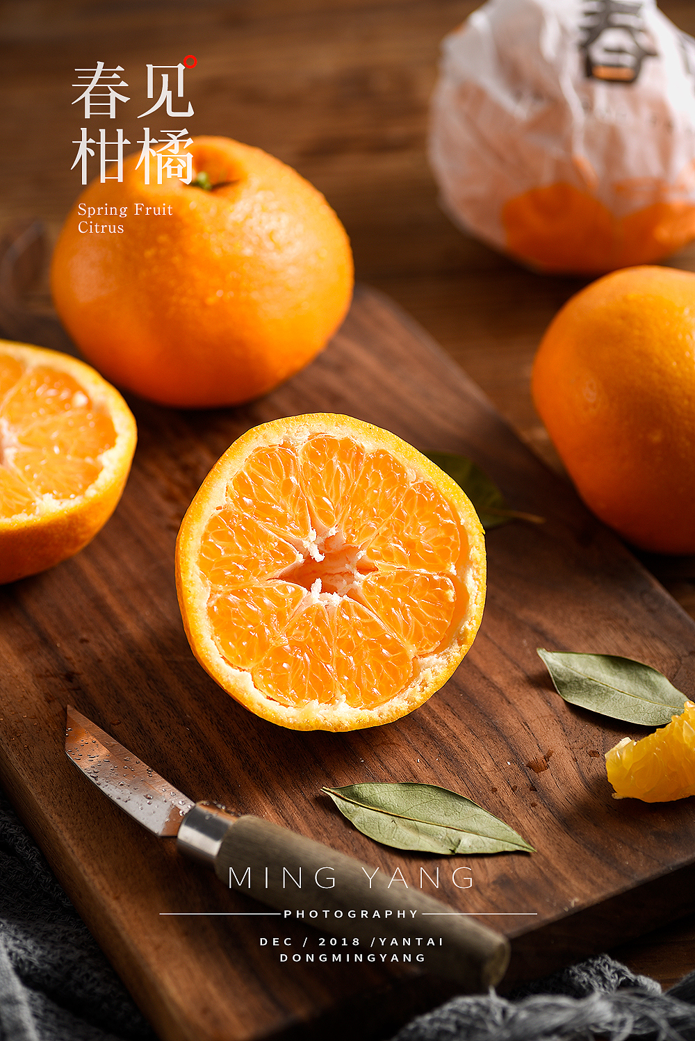 柑橘水果拍摄