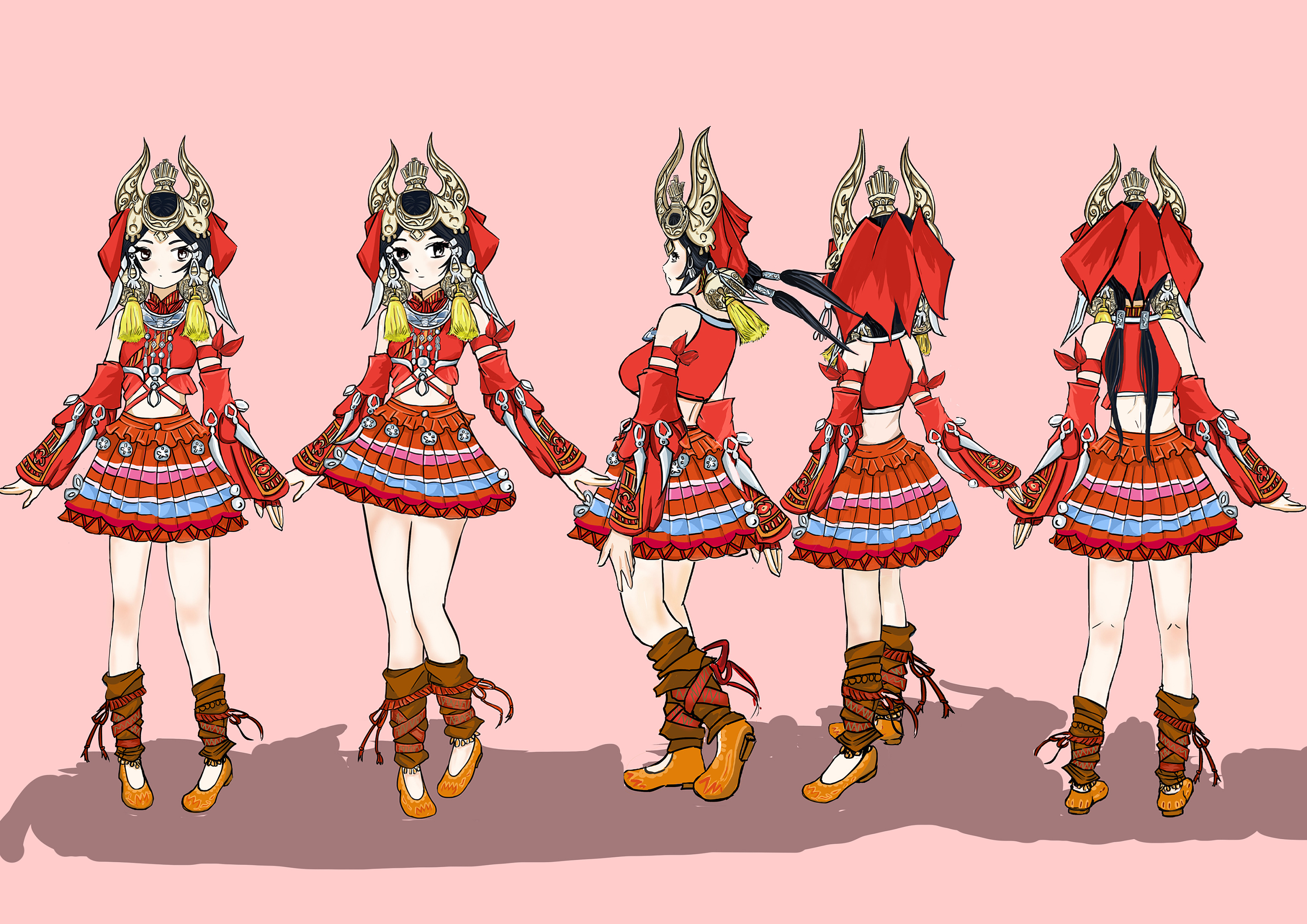 蚩尤九黎城之苗族少女