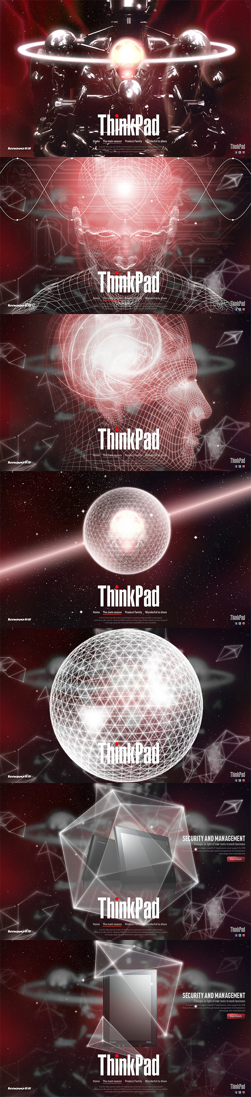 联想ThinkPad提案稿及产品站（图ZMjYyNDAxOTI=） - 运营设计 - 站酷设计师桌松原创素材 - 站酷ZCOOL