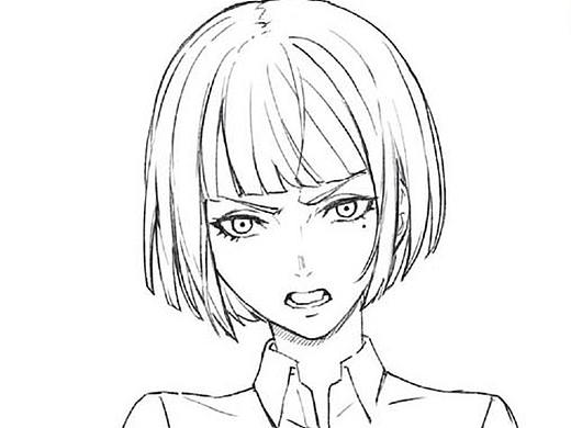 「教程」漫画人物6种基本表情的画法 part 02 “怒”的表情画法