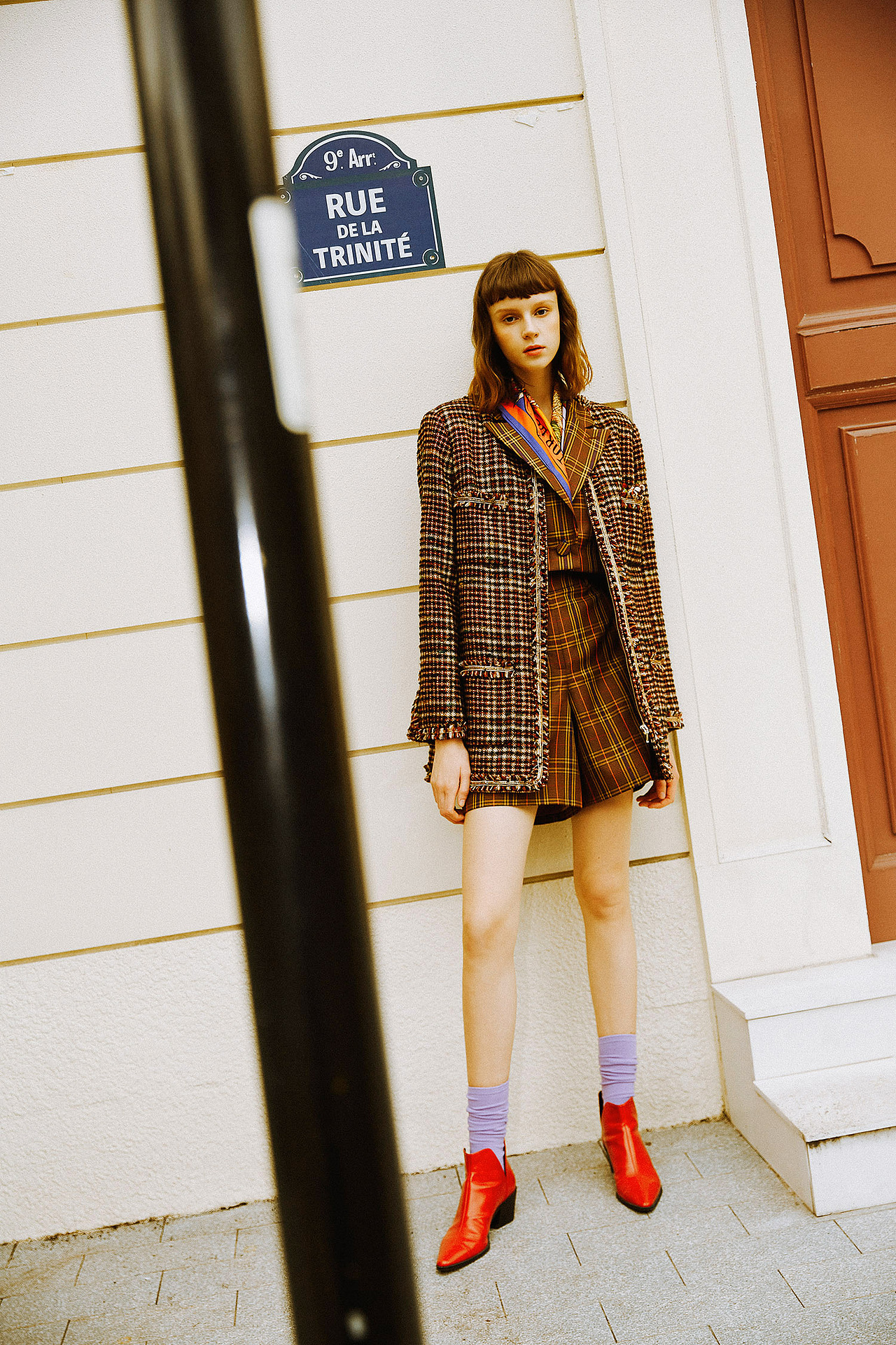 浪漫秋日电影感街拍女装