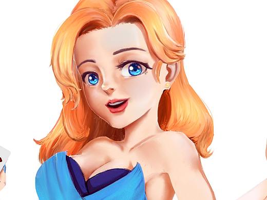 棋牌游戏人物练习