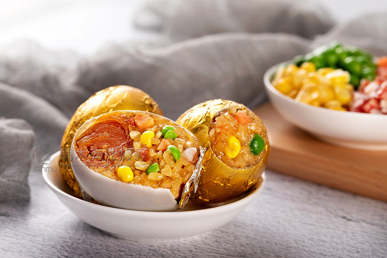 美食摄影-咸鸭蛋广告摄影图