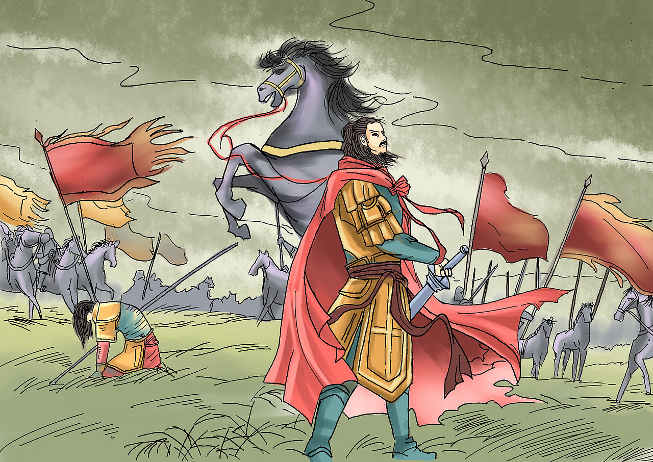 古诗插画（图ZNzY4MjMwMTY=） - 商业插画 - 站酷设计师Koey位移原创素材 - 站酷ZCOOL