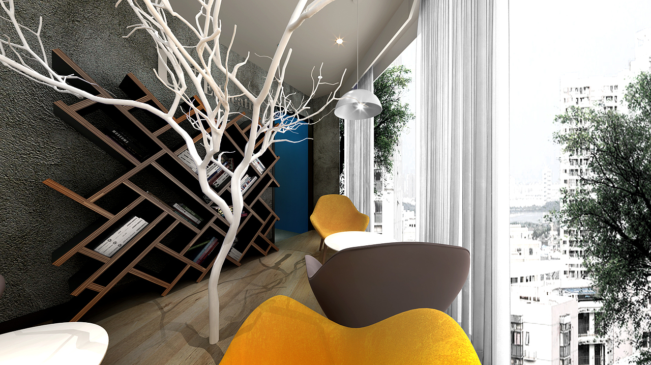 大连U+教育培训机构235㎡环境设计（图ZMTI4MjM0MTQ4） - 家装设计 - 站酷设计师XuXu0208原创素材 - 站酷ZCOOL