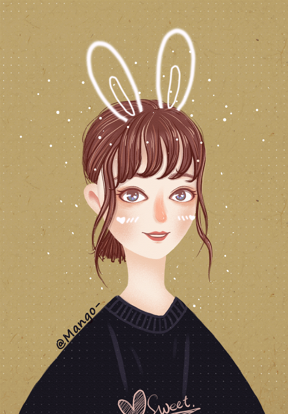 18年给朋友画的一些头像（图ZMTU1MTE0ODA0） - 儿童插画 - 站酷设计师Mango1219原创素材 - 站酷ZCOOL